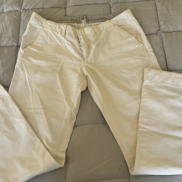 EDUN jeans in great condition! Slight flair bottom, great off white hue - Picture 2 of 7